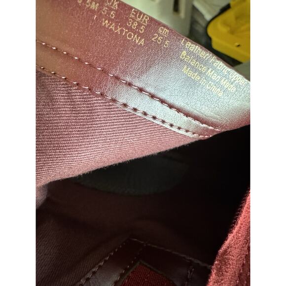 Franco Sarto Suede wine Mod Booties 8.5 - Picture 5 of 5